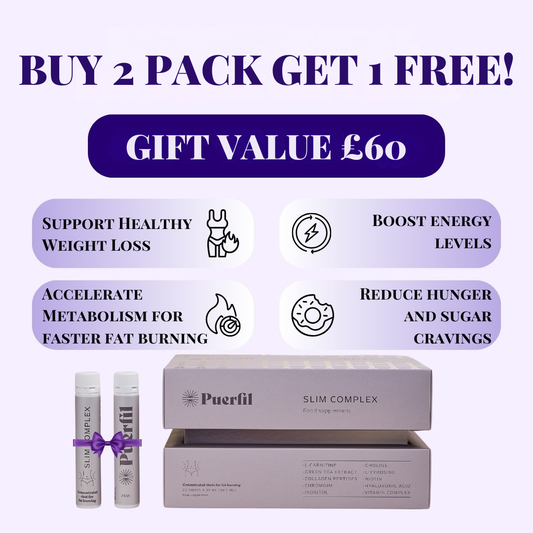 3 PACKS PUERFIL SLIM COMPLEX FOR THE PRICE OF 2!