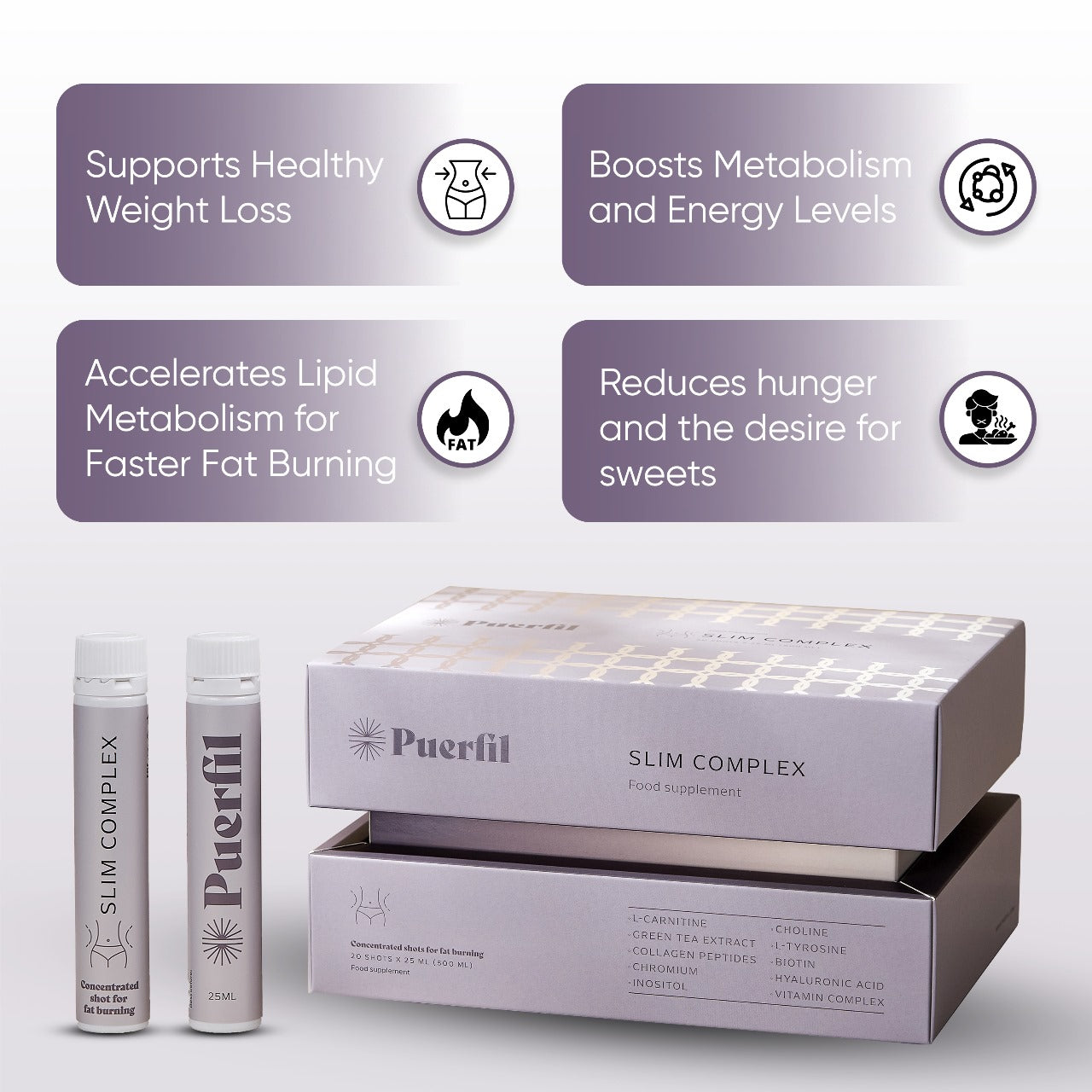 BUY PUERFIL SLIM COMPLEX AND GET PUERFIL HAIR & NAILS BEAUTY COMPLEX FOR FREE